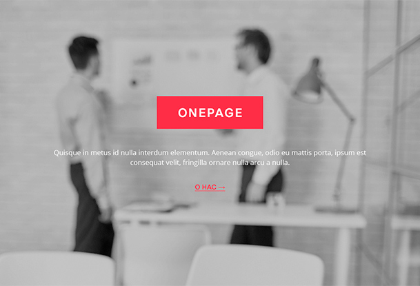 OnePage — шаблон для uCoz